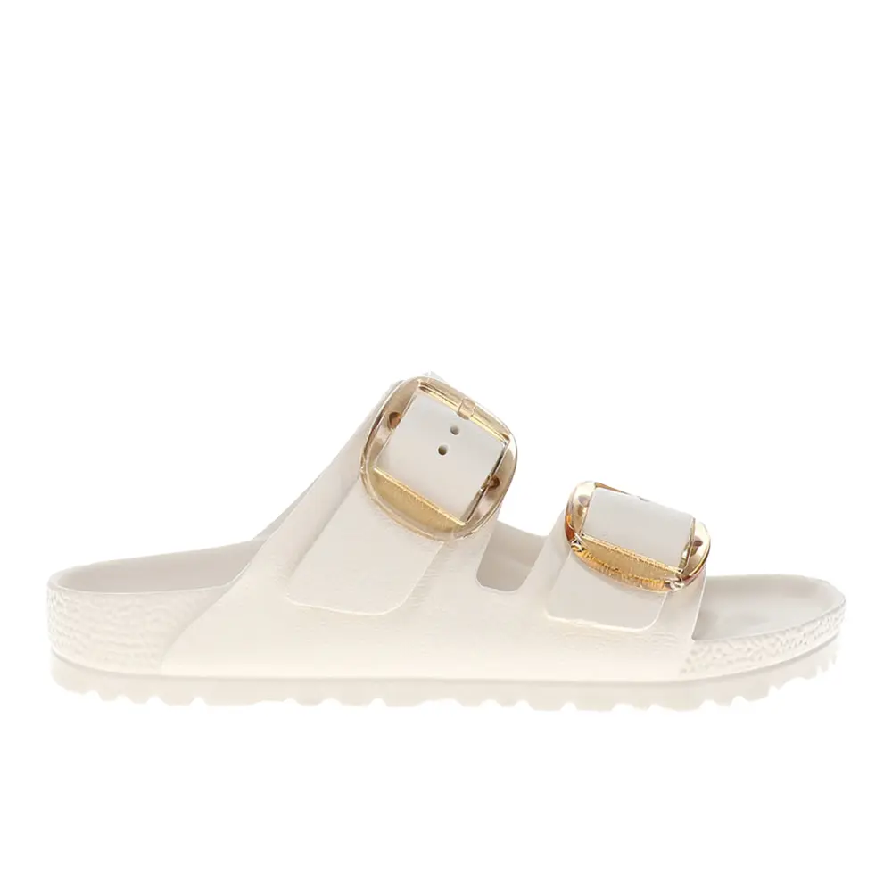 BIRKENSTOCK Womens Arizona Buckle Eva Casual Sandals Casual - Off White BIRKENSTOCK Womens Arizona Buckle Eva Casual Sandals Casual - Off White