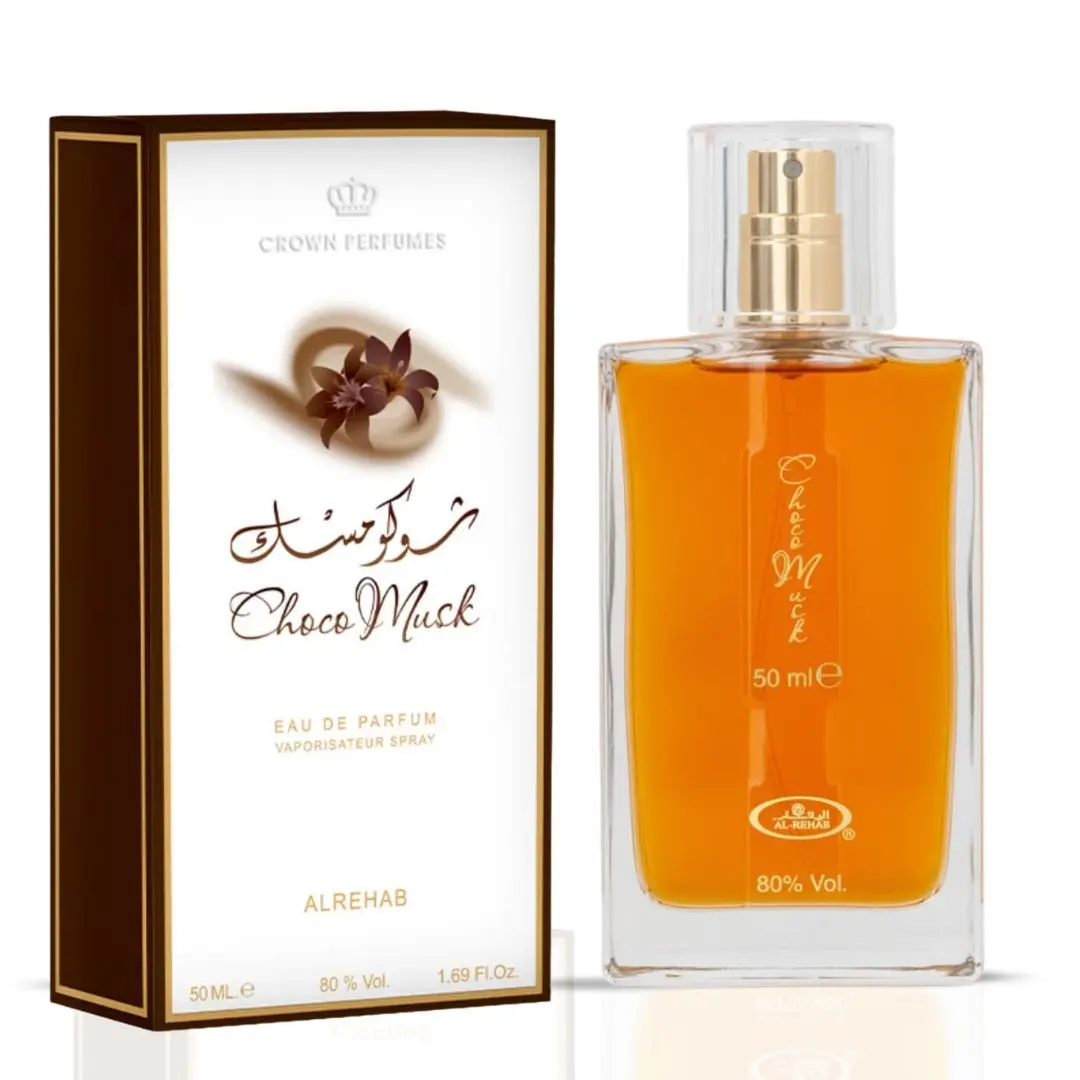 Choco Musk Eau de Parfum Spray 50ml (1.7 oz) by Al Rehab – Vanilla Musk Perfume, Arabian Perfume, Long Lasting Perfume for Men & Women Choco Musk Eau de Parfum Spray 50ml (1.7 oz) by Al Rehab – Vanilla Musk Perfume, Arabian Perfume, Long Lasting Perfume for Men & Women