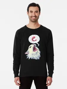 8-bit Shrimpin' Thurston the cat Lightweight Sweatshirt