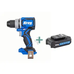 Kreg 20V Ionic Drive 1/2'' Compact Drill with Blue Ion Battery for Efficient Drilling Tasks