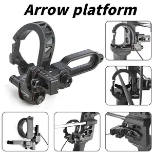 1pc Archery Arrow Rest Platform, Smooth Release, Stable Performance, Indoor Outdoor Use, Beginner to Expert, Archery Accessories