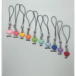 Mini Heart Phone Charm /Phone Strap Accessories Smartphone Cellphone cell