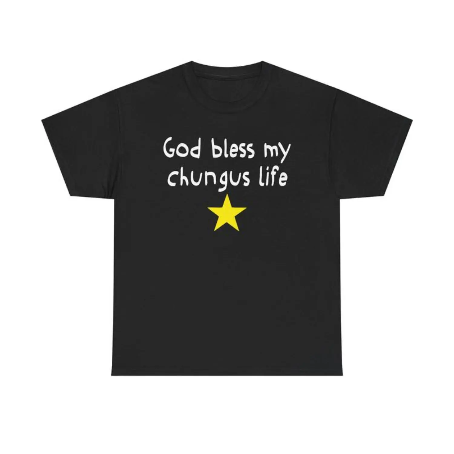 God Bless My Chungus Life Tshirt, 100% Cotton Funny Meme Shirt
