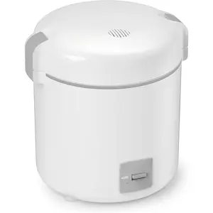 Rice Cooker Small 1-1.5 Cups Uncooked(3 Cups Cooked), Mini Rice Cooker with Removable Nonstick Pot, One Touch&Keep Warm Function, Travel Rice Cooker for Soup Grain Oatmeal Veggie, White
