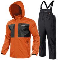 Orange Jacket & Black Bibs 827