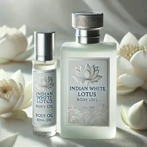 ASMARKET Reflection of INDIAN WHITE LOTUS unisex Perfume Body Oil Fragrance