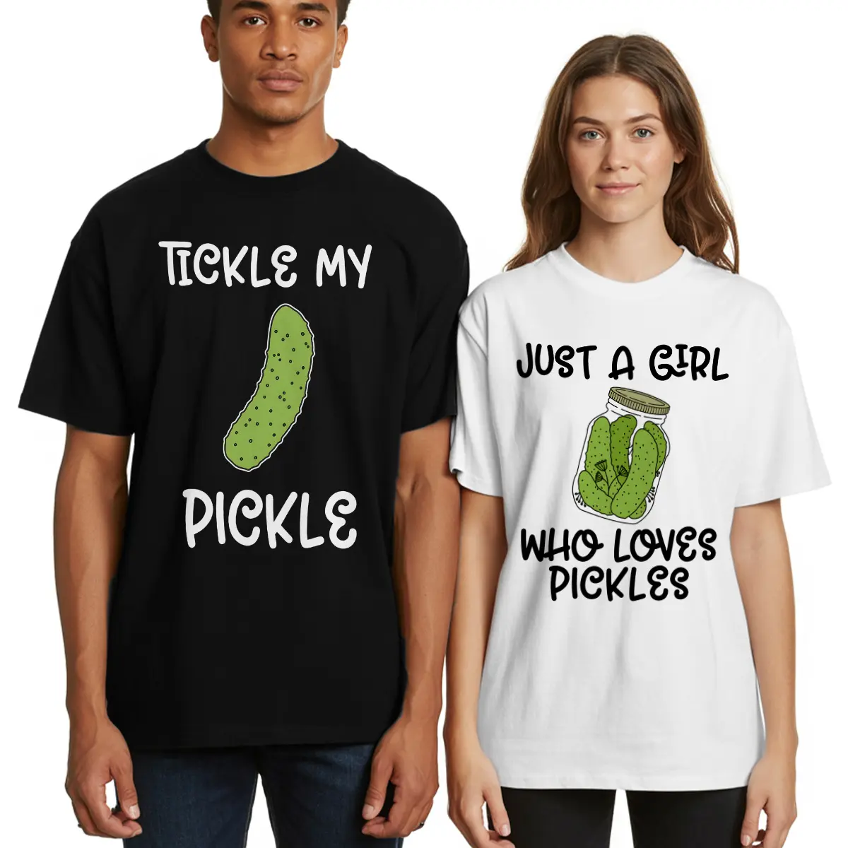 Funny Couple Shirts, Tickle My Pickle Shirt, Couple Matching Shirts, Funny Couple Gifts, Couples Tee, Funny Shirts For Men and Women