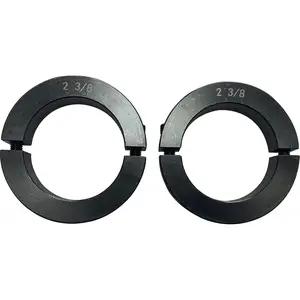 Shaft Collar Bore 2-3/8'' Double Split Black Oxide Set Screw Durable Shaft Collars Suitable for Machinery and Industrial Use 2 count (2-3/8'')