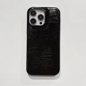 Suitable for iPhone 17 phone cases, iPhone 15 Pro Max premium silver textured phone case, iPhone 16 protective case