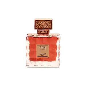 Sapil Elixir Fusion Unisex Eau De Parfum – Floral Fruity Blend with Biscuit, Vanilla & Cinnamon – Long-Lasting Luxury Niche Perfume for Men & Women – 3.38 oz