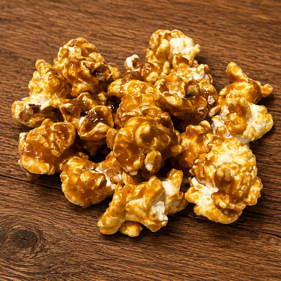 Caramel Bourbon Peanut Popcorn
