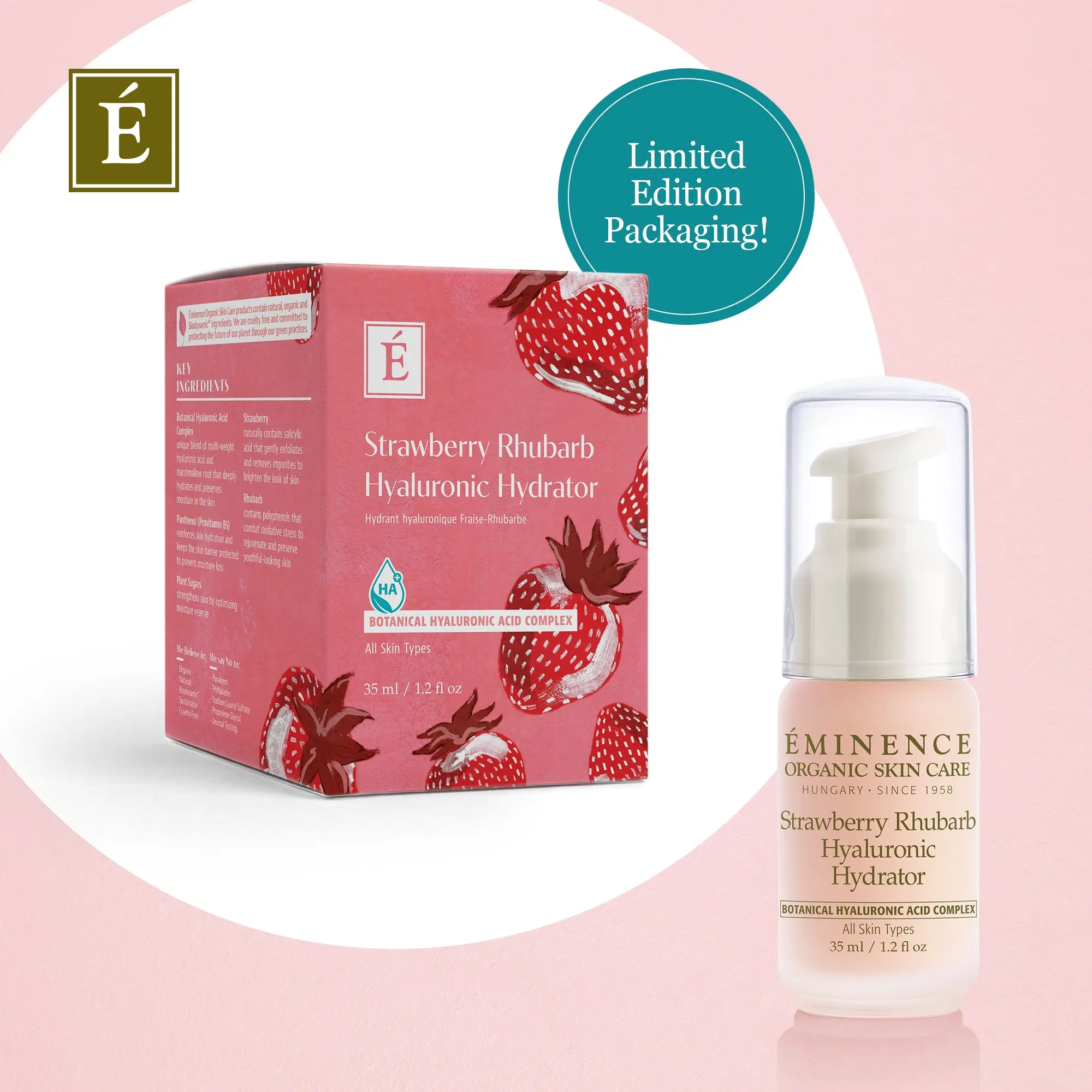 Eminence Organics Strawberry Rhubarb Trio - Limited Edition
