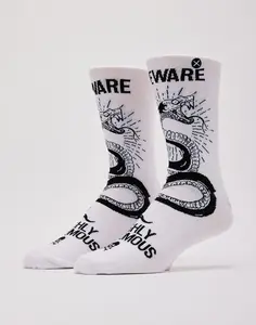 Mens Odd Sox Beware Of Snakes Crew Socks