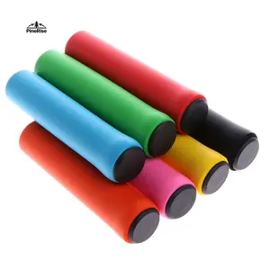 2-Pair Silicone Bicycle Handlebar Grips, Anti-Slip Shock-Absorbent Covers for Mountain Bikes, Comfortable for Outdoor Cycling