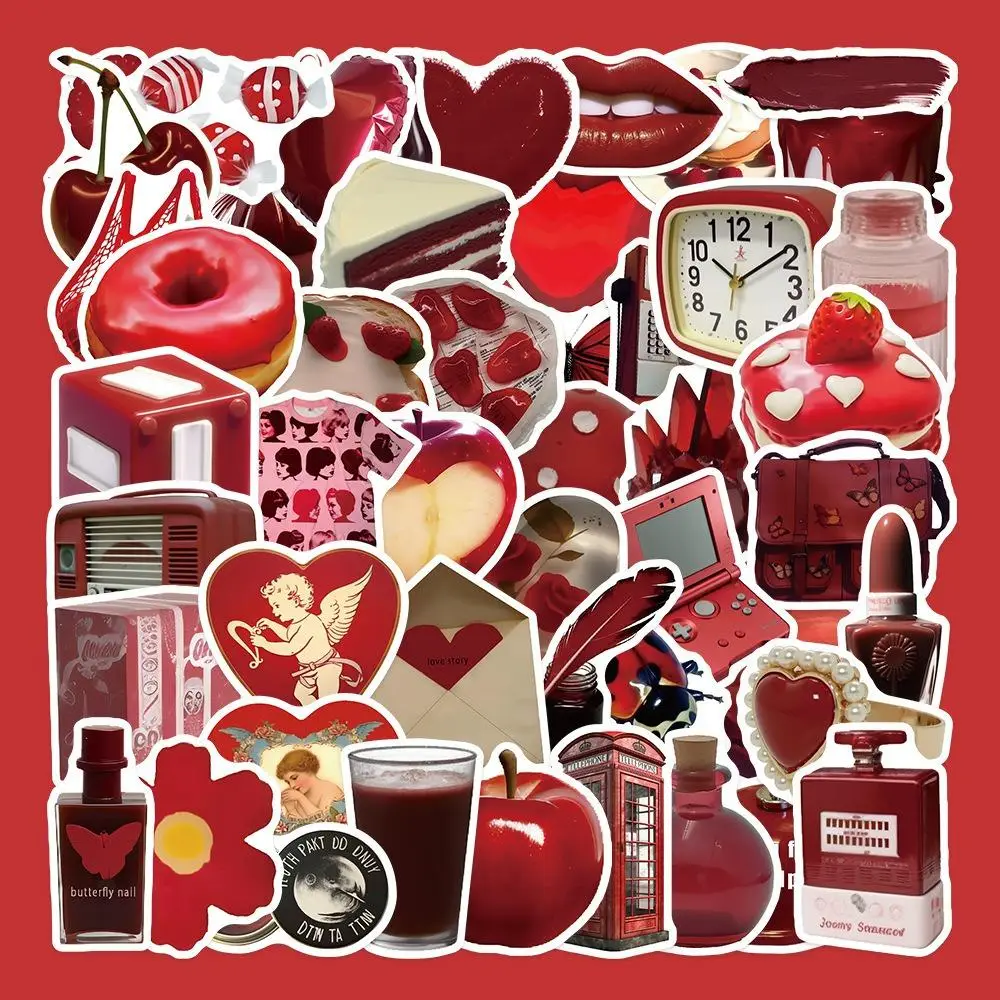 Vintage Series DIY Decorative Graffiti Sticker, 50pcs/Set Decorative Sticker For Water Bottle, Laptop, Guitar, Luggage, Skateboard, Sticker Packs, Art