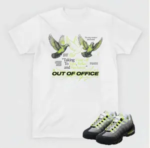 Bird Graphic Tee, AM 95 Sneaker Matching Shirt, Out Of Office Streetwear T-shirt