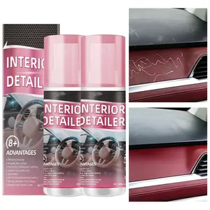 Car Interior Detailer Restorer for Leather Plastic Rubber - Easy Apply Trim Reviver, Auto Care Supplies, Vehicle Interior Plastic Renew Cream