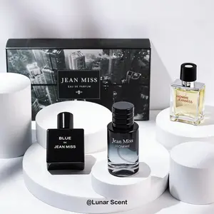 JEAN MISS-Wild Charm Series（30ML x 3) -Eau de Parfum-Men's Woody Fragrance-Men's colognes- Gift Set-Aromatic、Aquatic 、Spicy Scents for choice-Long Lasting Perfume- For Every Man - Daily Wear