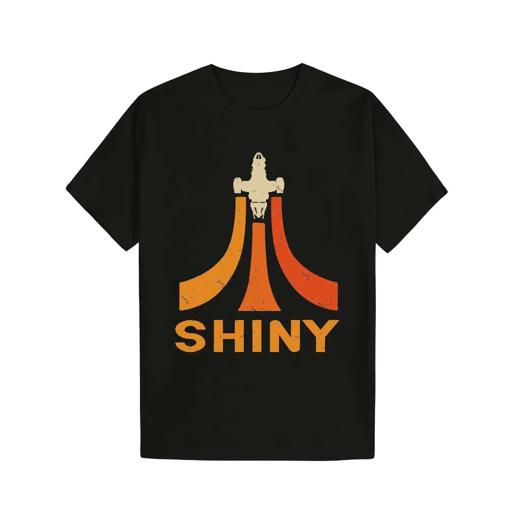 MenS Vintage Shiny Since 50 85meter Firefly Serenity T-Shirt -  Cotton, Ultra-Soft & Lightweight, Casual Crew Neck, Short Sleeve Tee for Casual Attire, Casual Wear Tee Crew Neck Shirt Ultrasoft Fabric, Leisure Clothing, Weekend Outfit, Retro