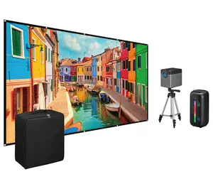 iLive Cinema Pop Up Movie Theater Kit Mini Projector