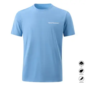 Men's Letter Print Casual Crew Neck T-Shirt, Lightweight Quick Dry Breathable Soft Skin-Friendly Daily Top, Versatile Comfortable Activewear for Work, Gym, Outdoor & Everyday Use