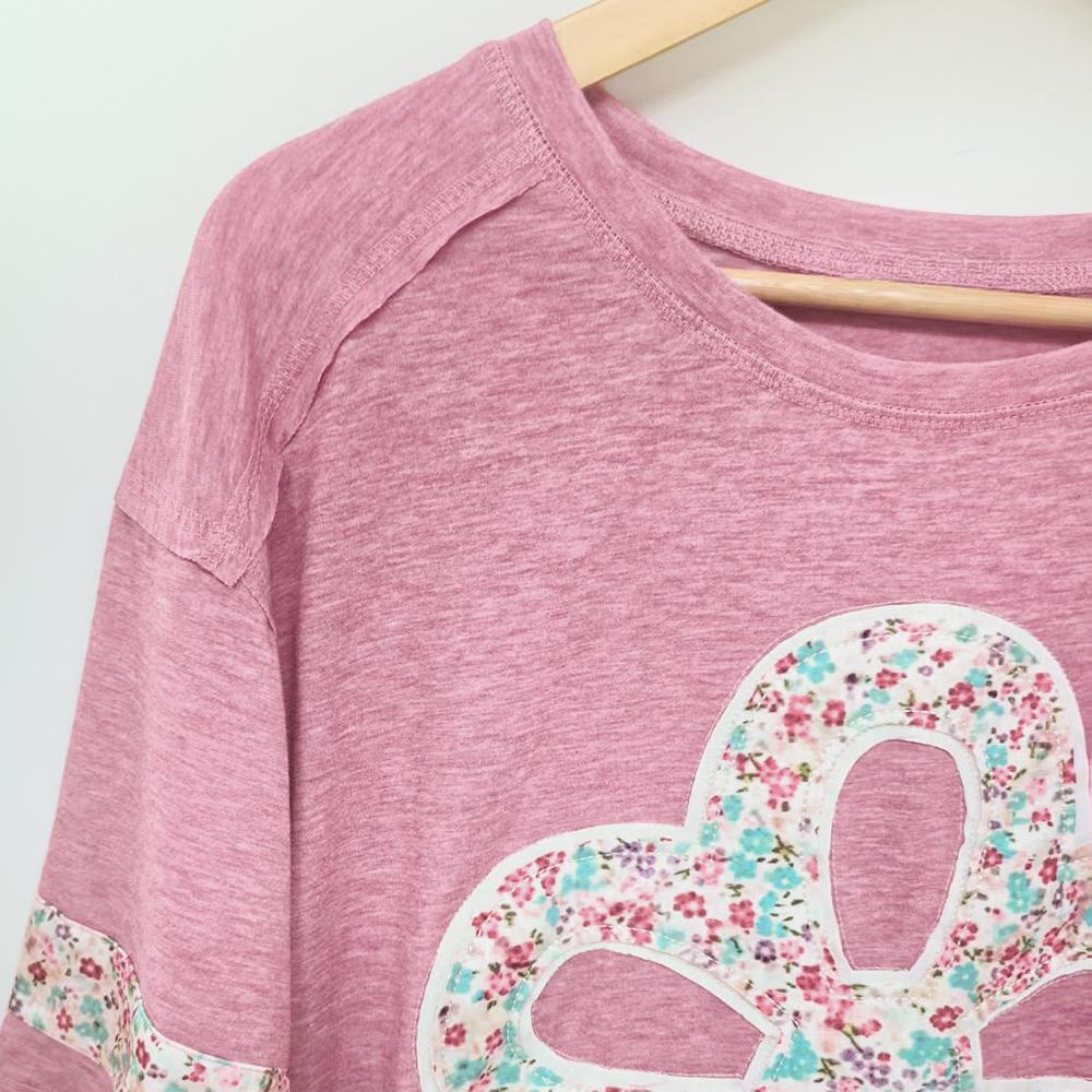 Sage Vell Summer Spring Women Pink Floral Applique Flower T-Shirt Casual Loose Fit Half Sleeve 2026 Patchwork Tee Cute Boho Vintage Top Soft Cotton Blend Shirt for Daily Vacation Beach Office Ladies Sweet Retro Top Sage Vell Summer Spring Women Pink Floral Applique Flower T-Shirt Casual Loose Fit Half Sleeve 2026 Patchwork Tee Cute Boho Vintage Top Soft Cotton Blend Shirt for Daily Vacation Beach Office Ladies Sweet Retro Top