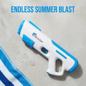 Large Pulse Electric Water Gun Toy, Automatic Suction High Pressure Sprayer, Beach Water Battle, LED Light Effect, Summer Pool Party Fun, Water Blasters