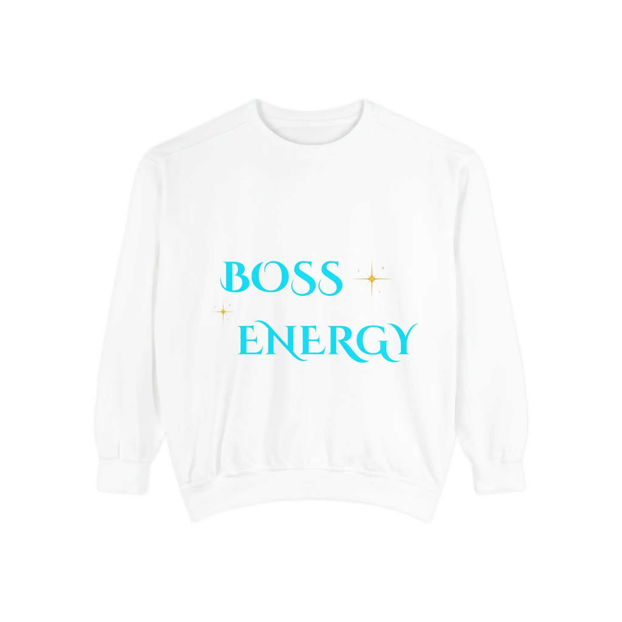 Boss Energy Sweatshirt, Unisex Crewneck Jumper, CEO Vibes Pullover, Motivational Clothing, Empowerment Apparel