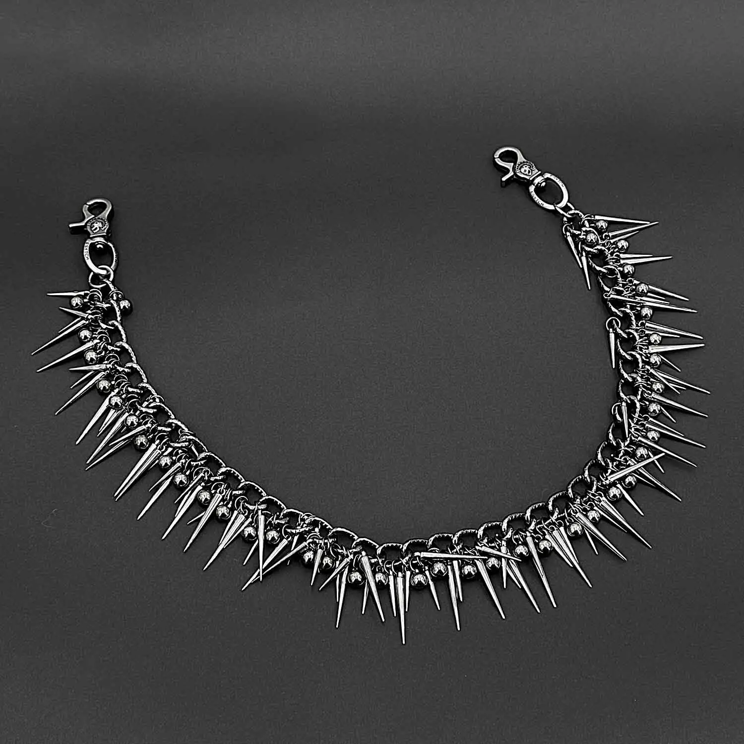 Punk Rocker Jeans Pants Chain Spike Chain Rivet Wallet Chain Key Chain Men