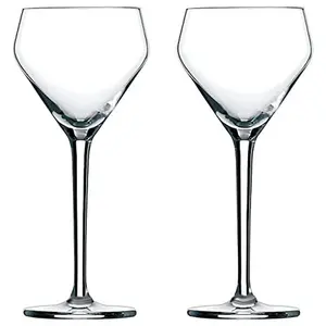 The Educated Barfly x Amehla Collection, Teardrop Handblown Nick and Nora Coupe Cocktail Glass (Set of 2)