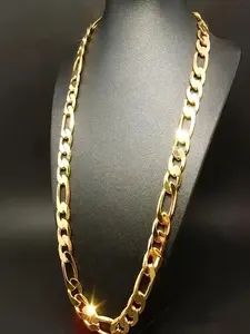 Three Compartment Necklace, Cuban Chain Necklace, Cuban Link Necklace, 8mm Thick Chain, Cuban Chunky Chain, Streetwear Accessory, Casual Trendy Jewelry, Perfect Gift for Men, Ideal for Holidays, Dates, Daily Wear