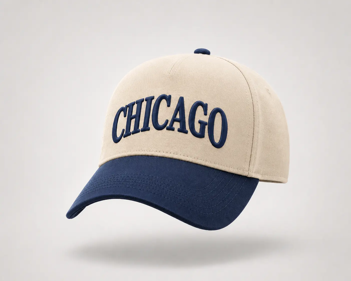 "Chicago Style" Two Tone Cap
