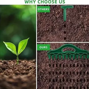 Gardening Seed Planting Tool, Soil Drilling Equipment, Garden Vegetable Planting Interval Tool, Suitable for Agricultural Land, Agricultural Use, Accurate Seed Planting, Efficiently Drill Soil Holes