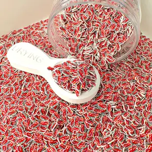 Red Firetruck Polymer Clay Sprinkle (NOT EDIBLE, 5MM/10MM) D23-21/30