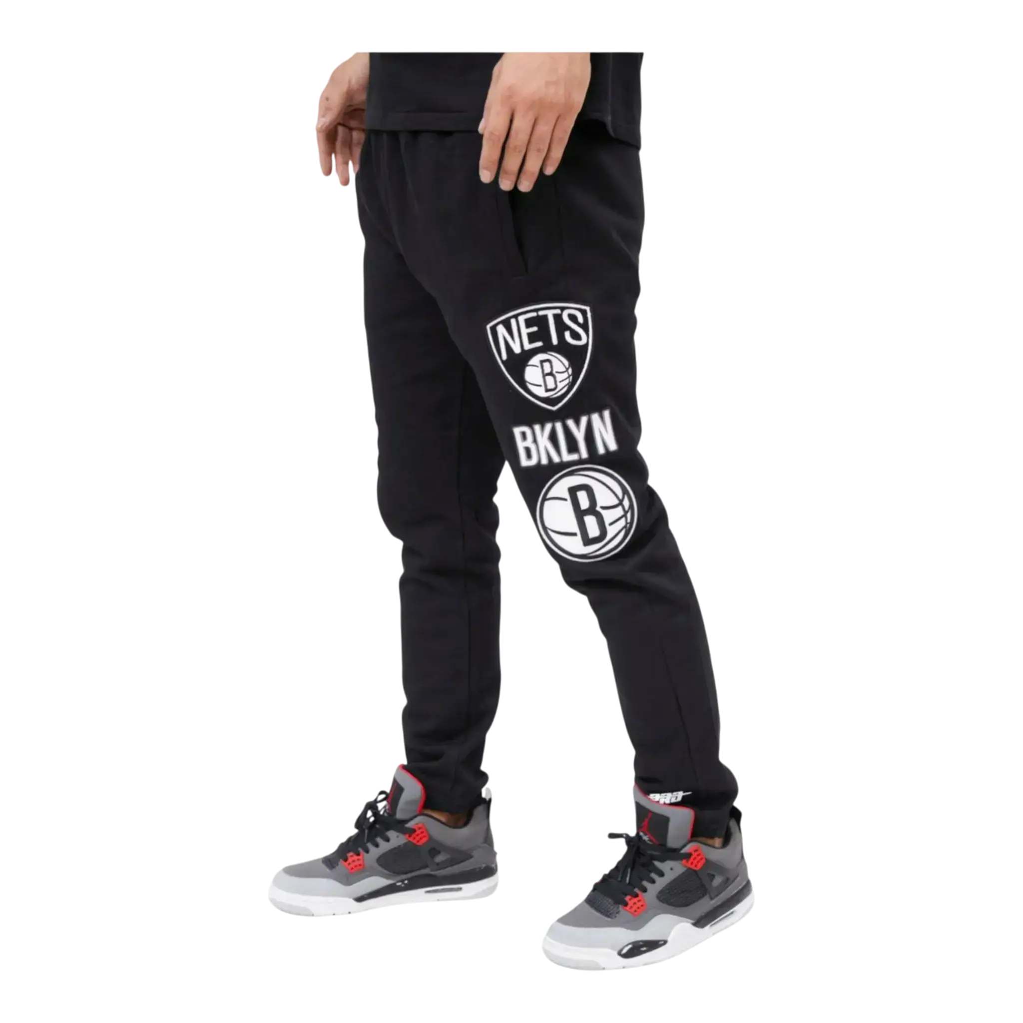 Pro Standard NBA Brooklyn Nets Retro Classic Sweatpants in Black | Men's