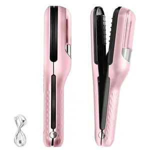 Cordless Split End Trimmer – Instantly revive dry, frizzy, or curly hair without a clumsy trip to the salon. This pink tool gently seals split ends at home, leaving your mane healthier with every pass.