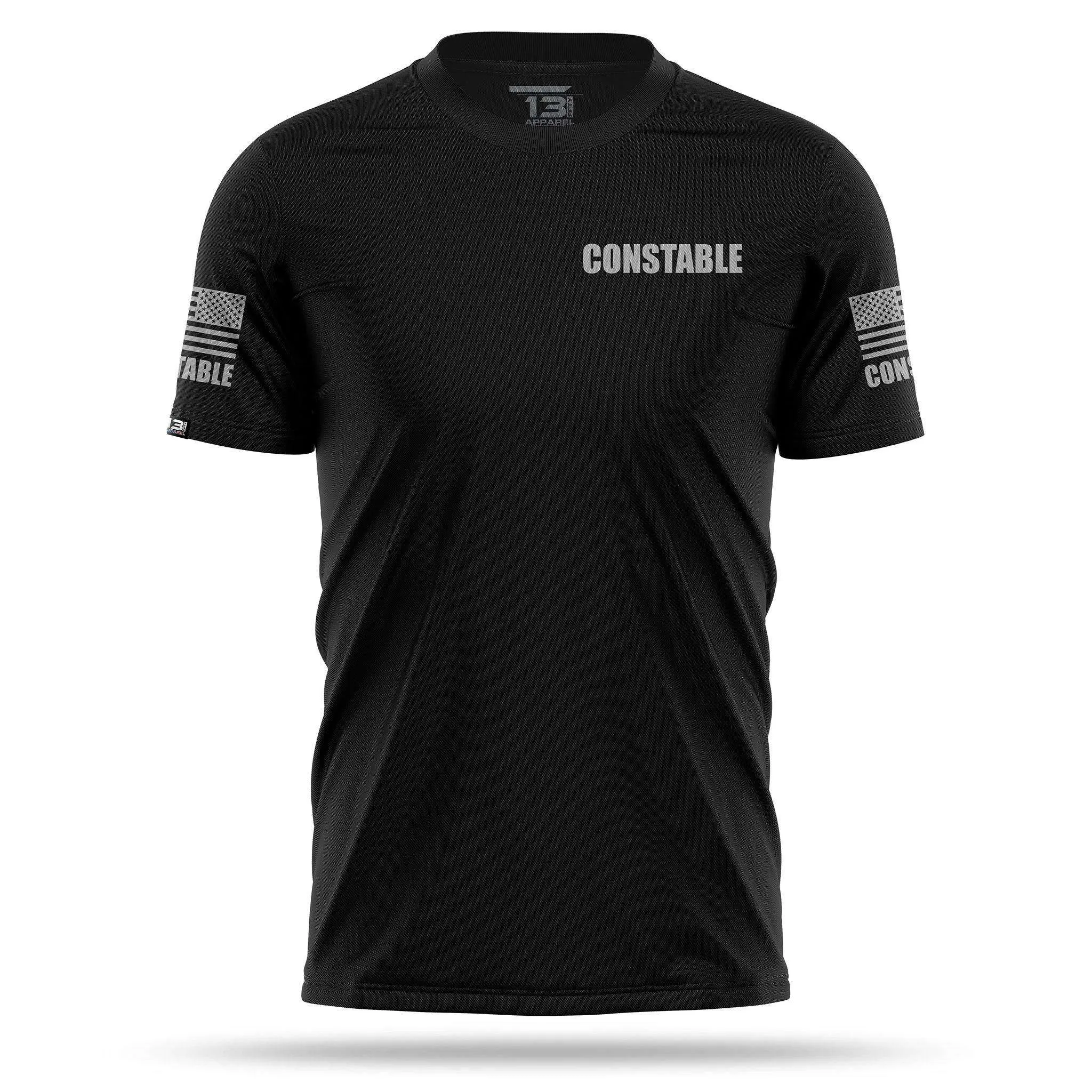 [CONSTABLE] Men's Performance Shirt [BLK/GRY]