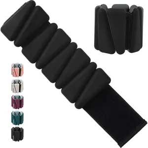 Ankle Weights Set of 2 (1 lb/2 lb/3 lb Each) Adjustable Wrist Weights for Women Men Wearable Arm  Weight for Pilates, Running, Walking, Workout, Yoga