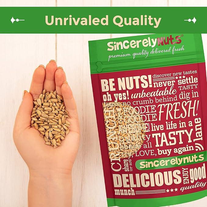 Sincerely Nuts Sunflower Seed Kernels Raw (No Shell) (5lb bag) | Delicious Antioxidant Rich Snack | Source of Protein, Fiber, Essential Vitamins & Minerals | Vegan and Gluten Free
