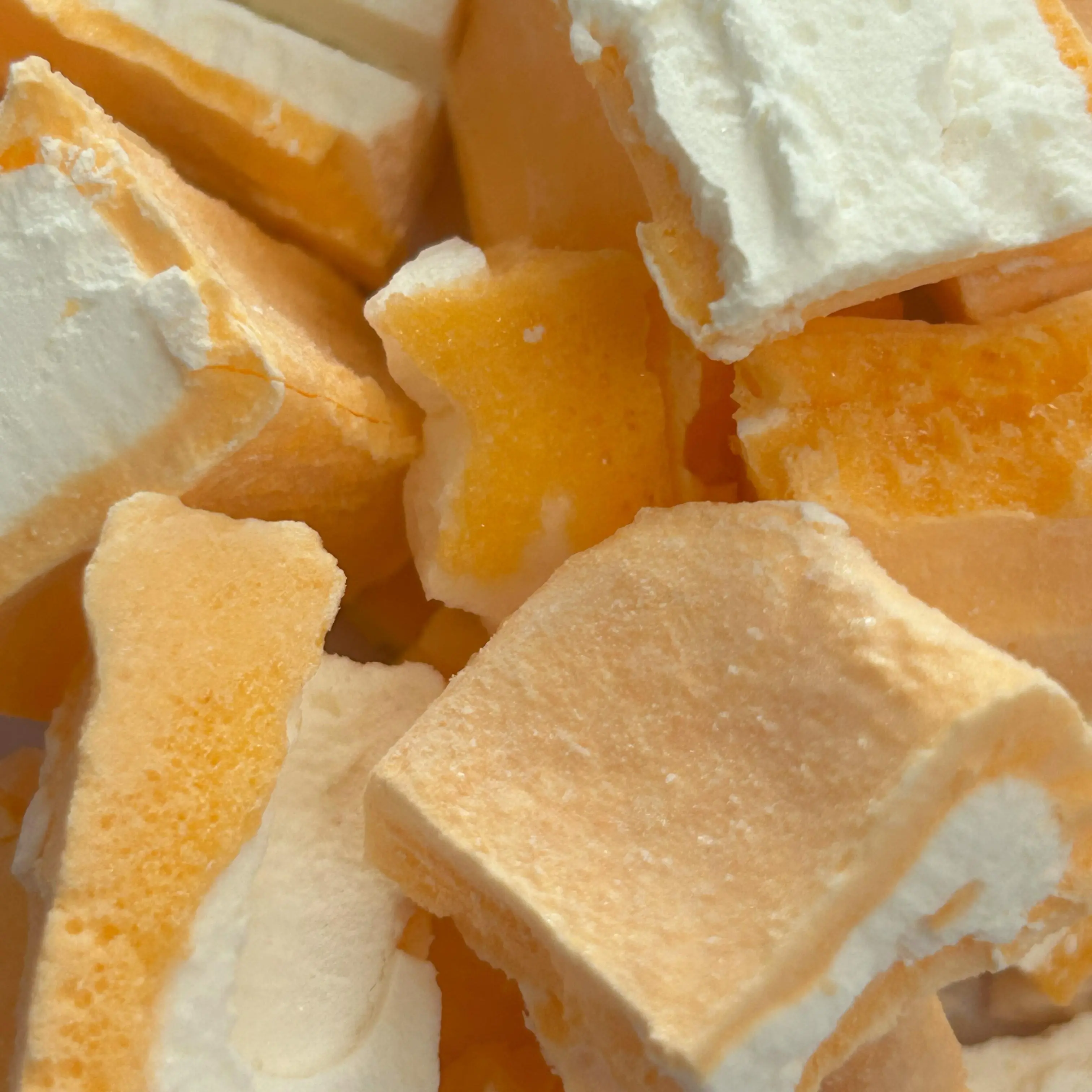 Freeze Dried Orange Creamsicle Bites Freeze Dried Orange Creamsicle Bites