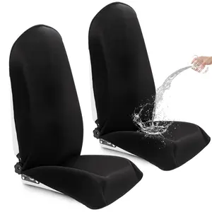 Car Seat Towel Cover Set for Gym Workout Running Swimming Hiking, Universal Non-Slip Waterproof Bucket Seat Protector, 2 Piece