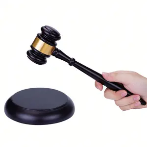 1pc Gavel and Block Set,Wooden Judge Hammer Gavel Sound Block for Lawyer Judge Auction Sale,Gavel for Meetings Gavel Prop