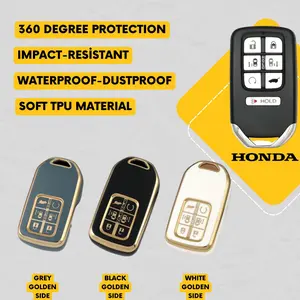 HONDA 7-Button Key Fob Cover for Odyssey - Tpu Remote Protection Case
