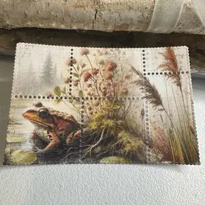 Handmade Die-Cut Card – Perfect for Junk Journals, Ephemera & Scrapbooking