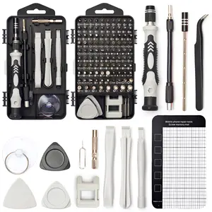 SHARDEN Precision Screwdriver Set, 122 in 1 Electronics Magnetic Repair Tool Kit with Case for Repair Computer, iPhone, PC, Cellphone, Laptop, Nintendo, PS4, Game Console, Watch, Glasses etc