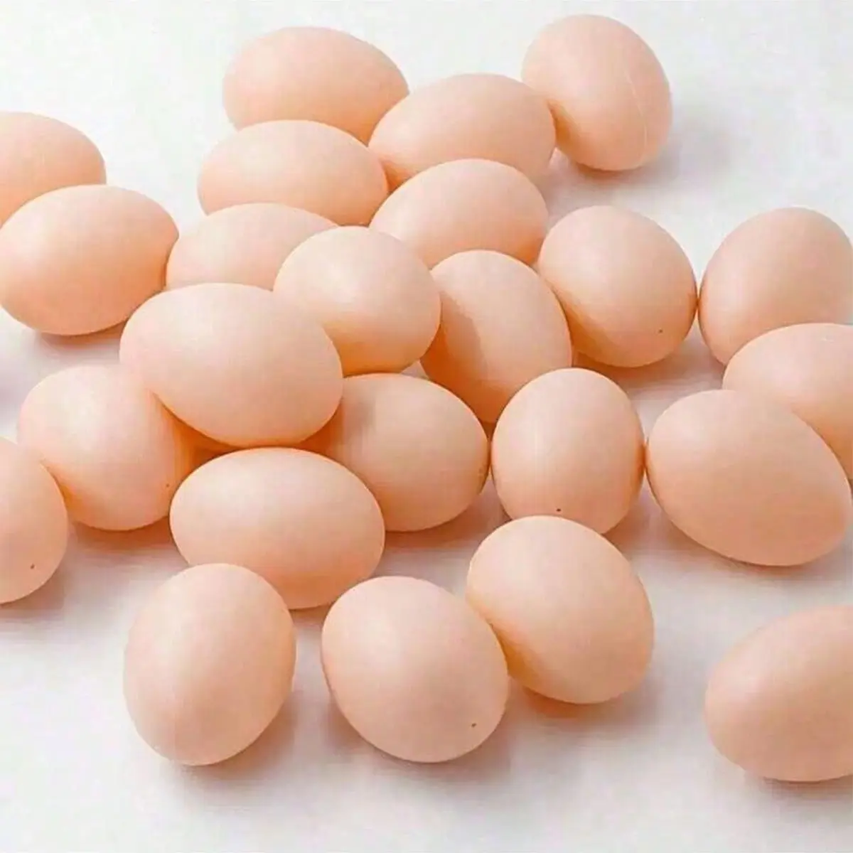 Realistic Plastic Eggs for Chicken Coop, DIY Craft Supplies, Decorative Nesting Decor, Farm Animal Enclosure Accessories, Decorations, 10/20 Pieces