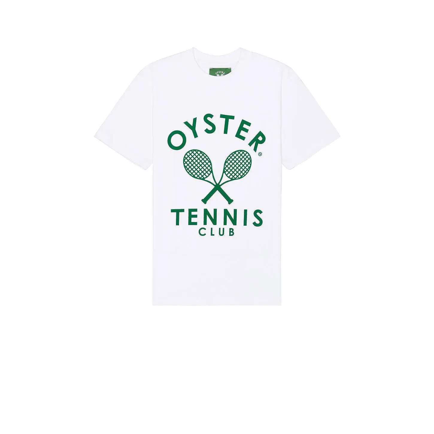 Oyster Tennis Club Members T-Shirt in White
