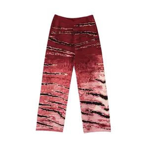 Glitch Wide Leg Pants: Animal