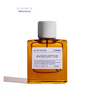 Avgoustos Eau de Toilette, Fig & Citrus Spray, Unisex Scent with Mandarin Lavender Bergamot, Fig Lemon Leaf Middle, Ambergris Cedarwood Base, Fruity Woody Aroma for Women & Men, 1.69 Fl Oz | KORRES