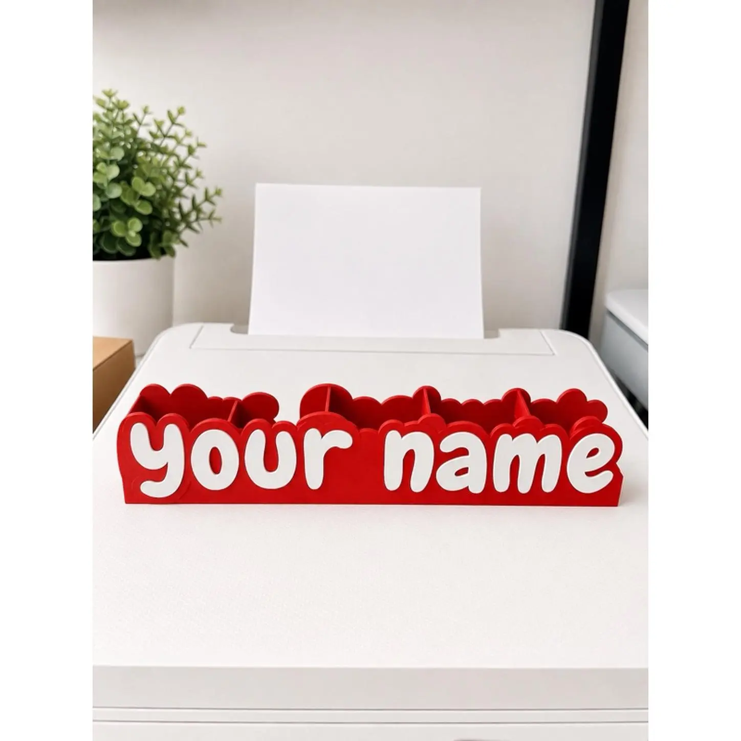 Personalized Colors and Names Pen/Pencil Holder - Customizable Design for Classroom, Office and Home Use